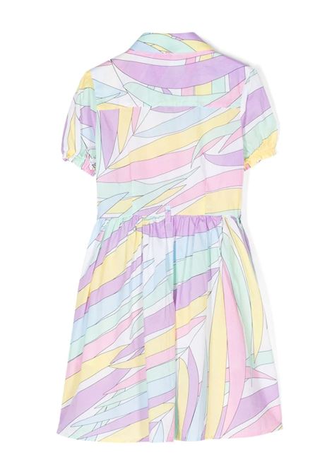 Abito con stampa SAINT BARTH | ANM001 ANASTASIE JR00592F COTTON COLORS PALM PAST